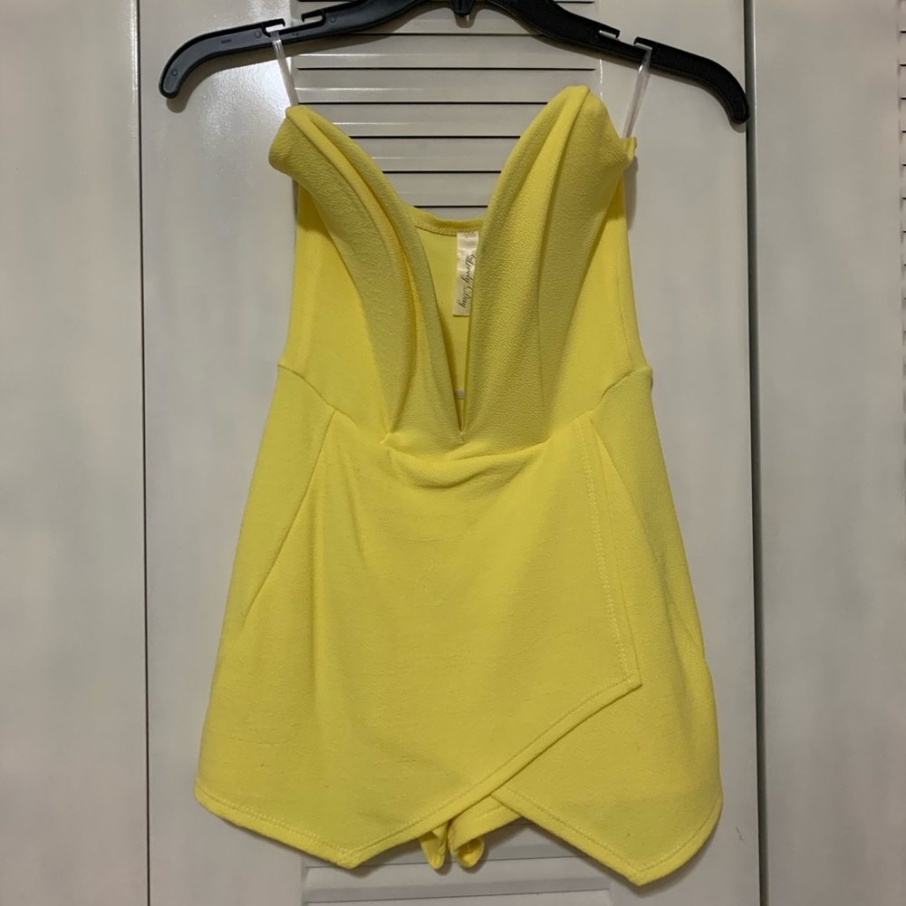 Sexy plunge skort romper